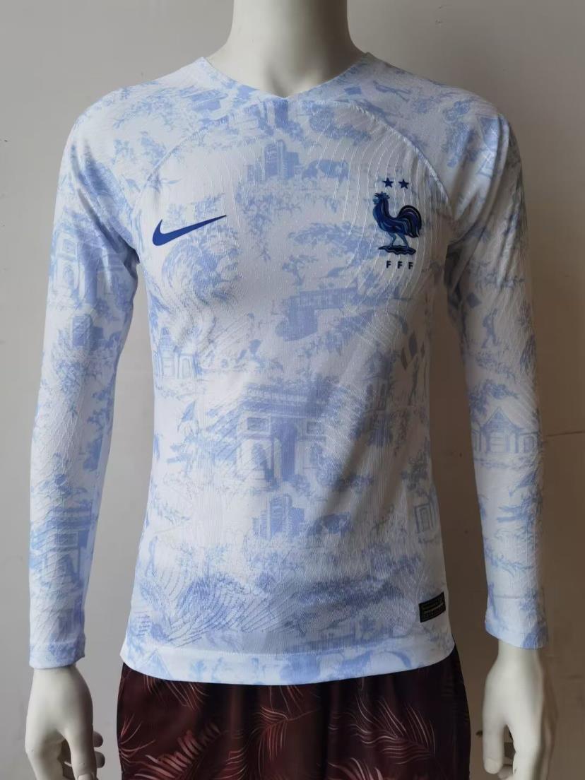 AAA Quality France 2022 World Cup Away Long Jersey(Player)